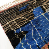 Moroccan Berber carpet m'rirt multicolored patterned 302x212cm