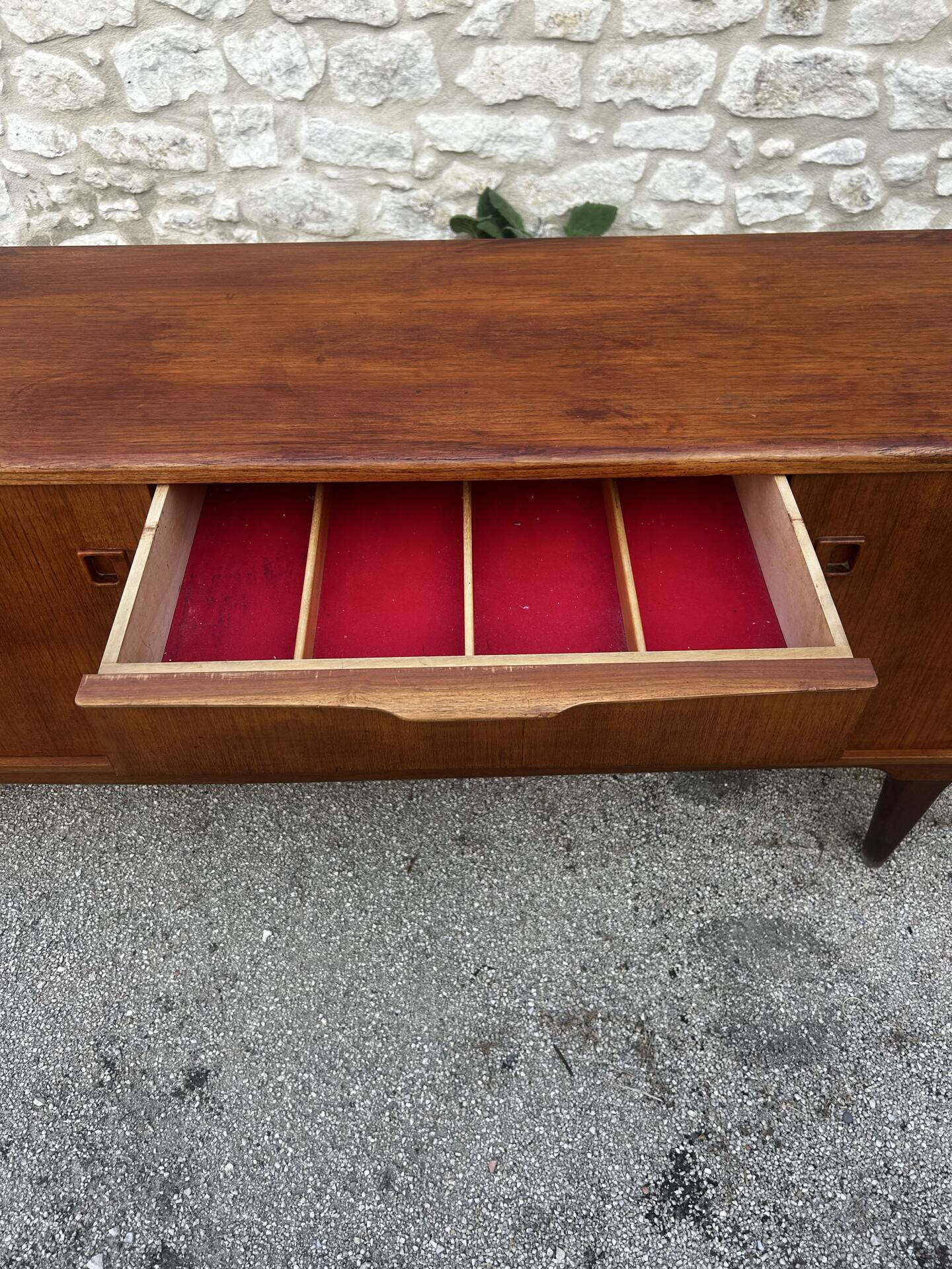 Vintage Scandinavian sideboard - 250 cm
