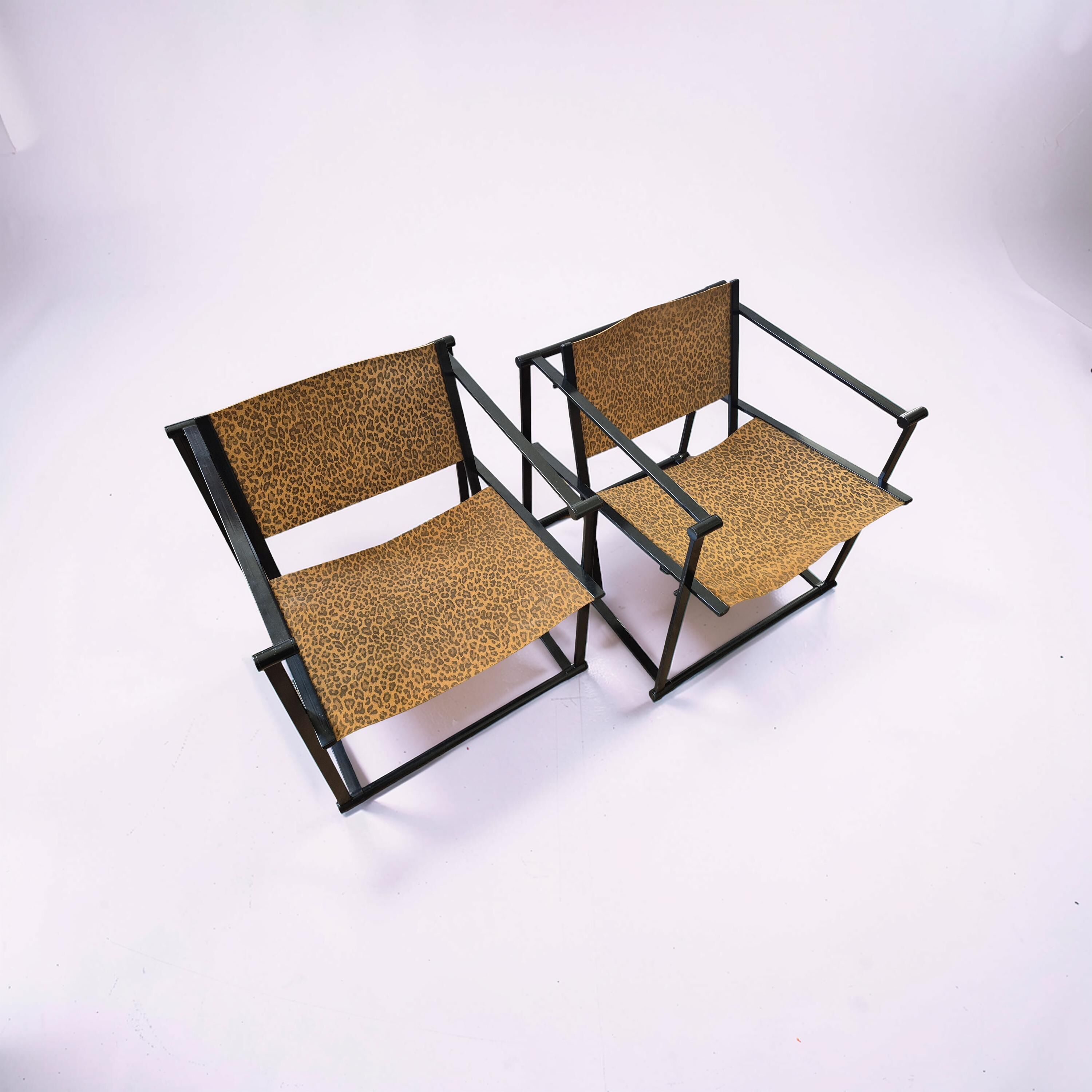 Ensemble de 2 fauteuils FM60 par Radboud Van Beekum, Pays-Bas 1980