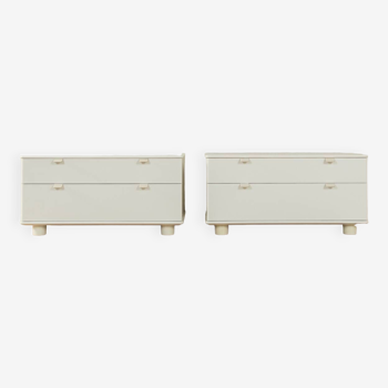 1970s bedside tables, Peter Maly