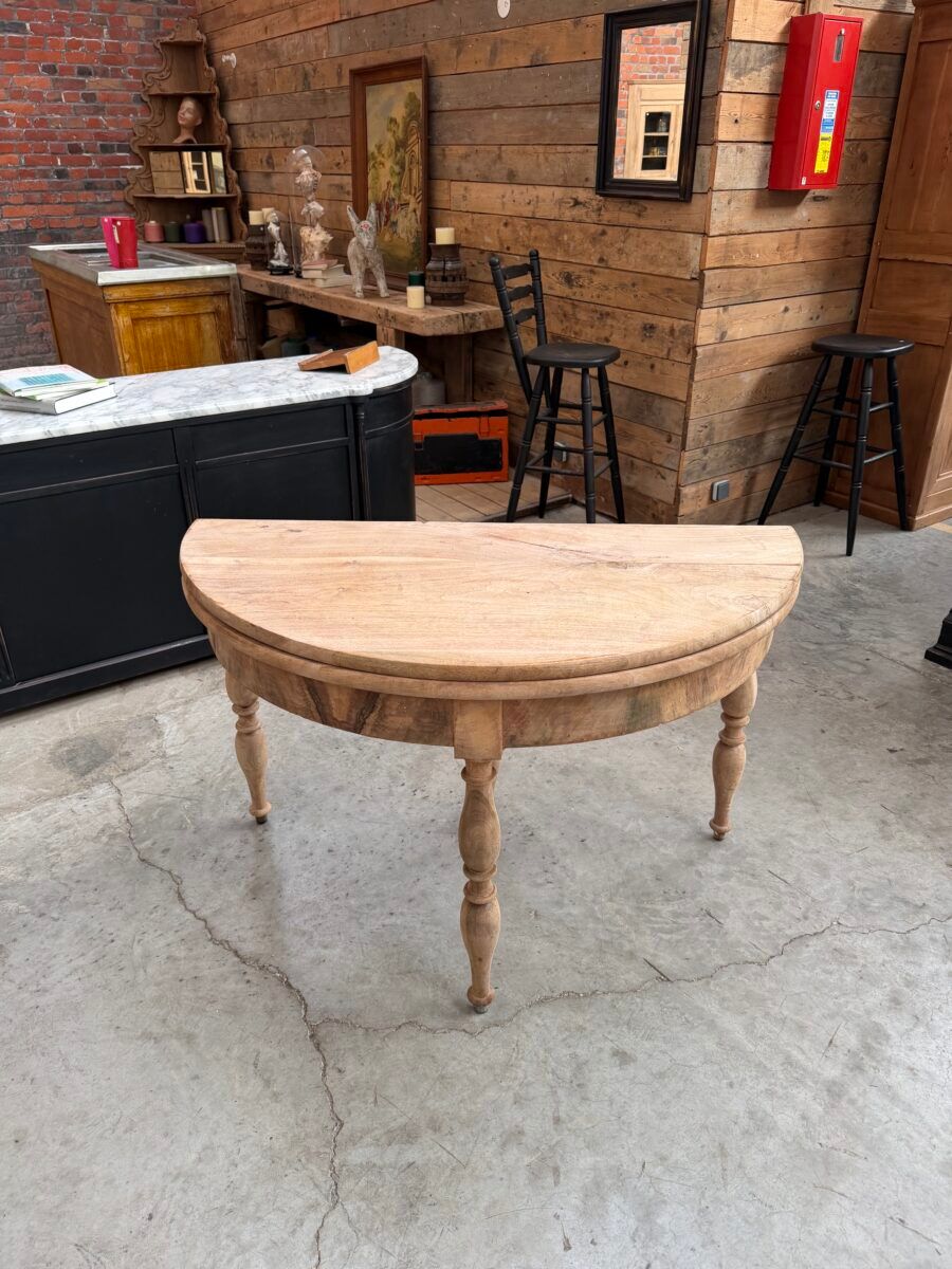 Half-moon table, 19th century