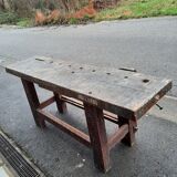 Solid wood workbench