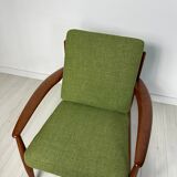 1950s Vintage Danish Teak Armchair by Grete Jalk for France & Daverkosen