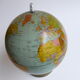 Globe terrestre vintage 1950/60