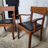 Paire de fauteuils de bureau
