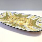 Large Earthenware Artistic Wall Panel or Centerpiece , Italy