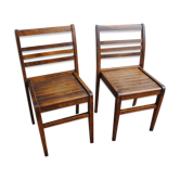 Suite de chaises René Gabriel 1950