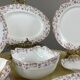 Pillivuyt & cie porcelain service 59 pieces, 19th century