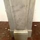 Regency style fireplace in white Carrara marble, Italy, 19th century.