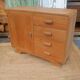 Vintage wooden sideboard refurbished – 4 drawers and cupboard