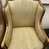 Pair of 2 bergère armchairs