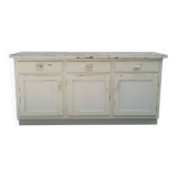 Rustic antique patinated sideboard