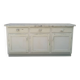 Rustic antique patinated sideboard