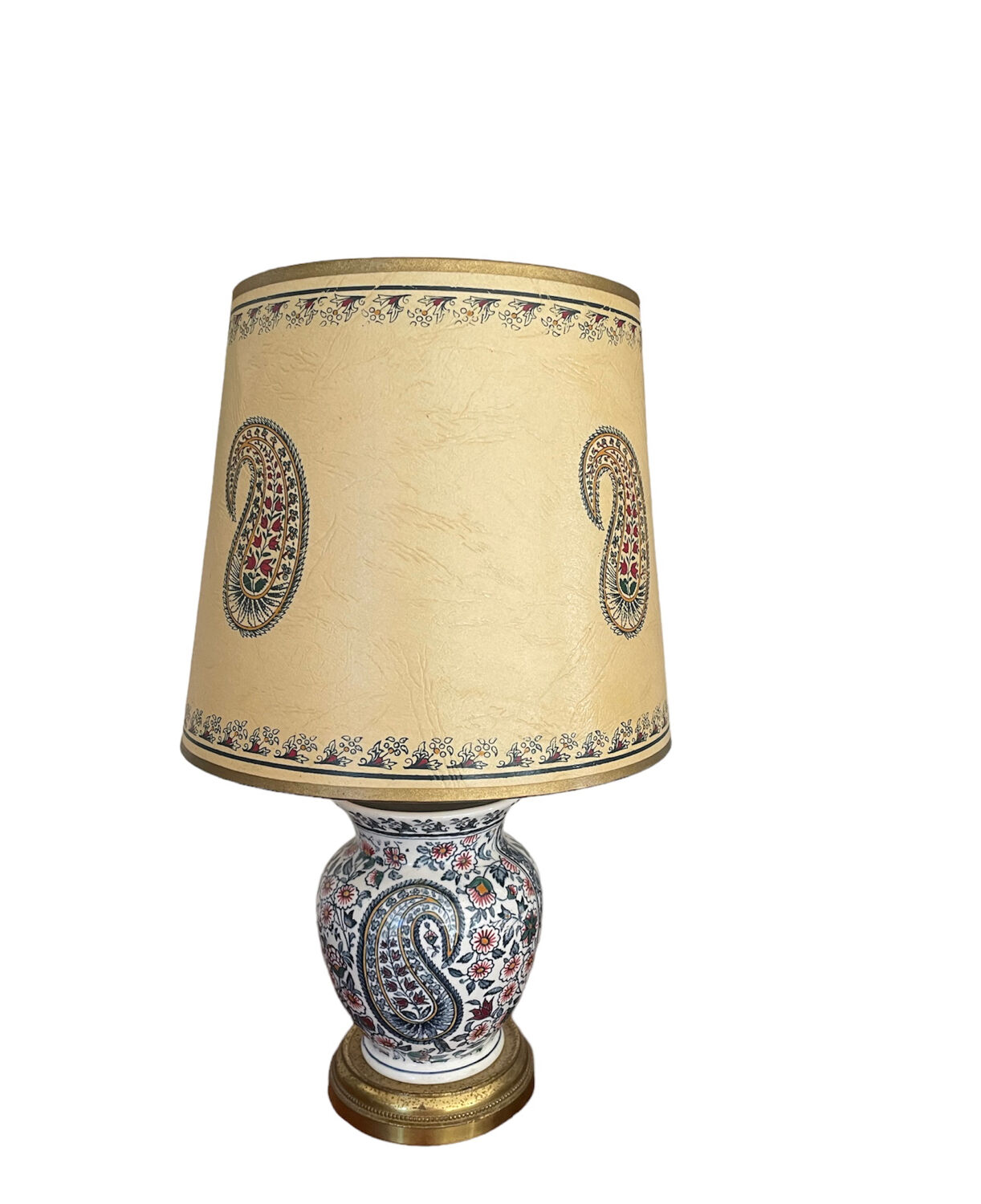 Old earthenware lamp from Gien