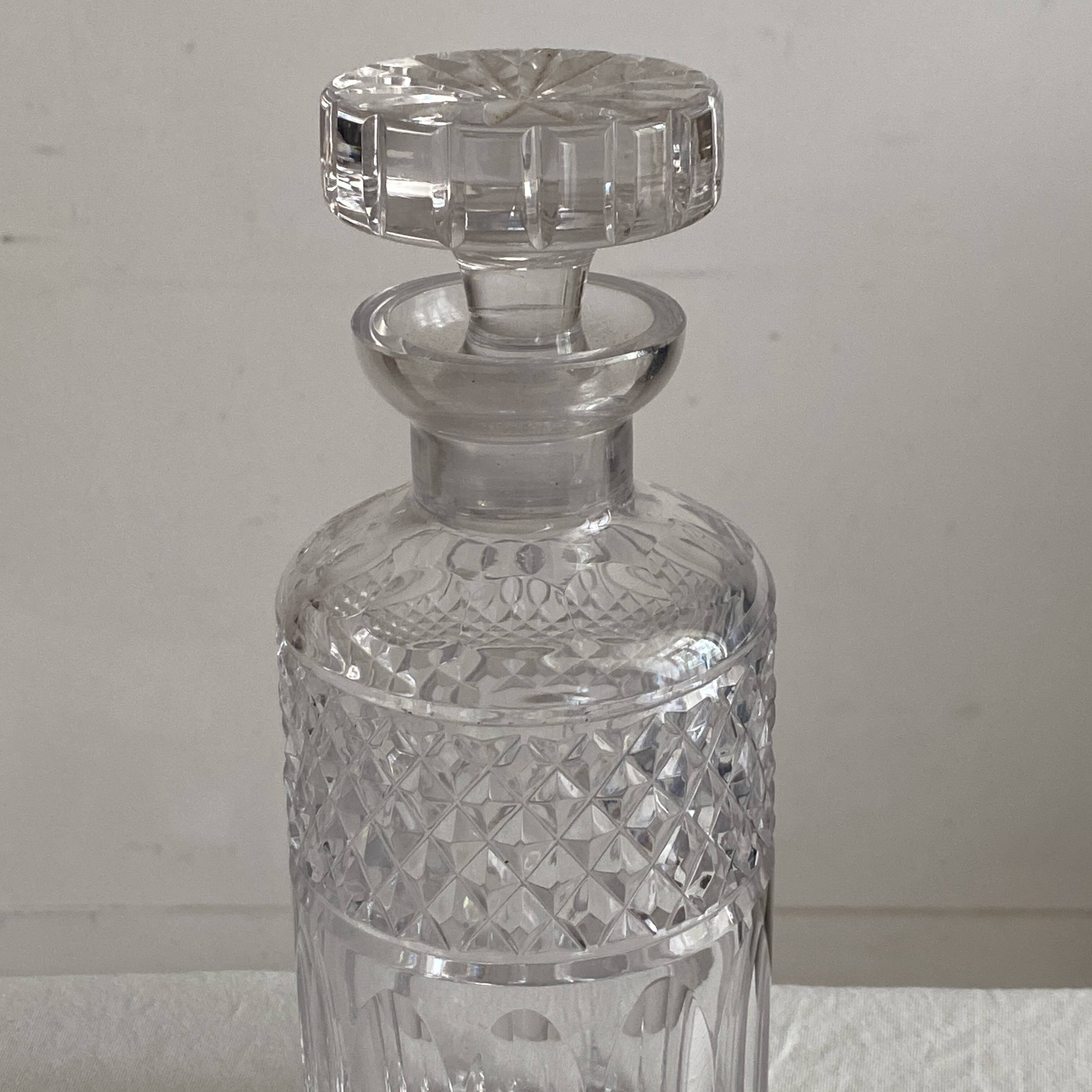 Vintage 1970's Baccarat crystal whisky carafe