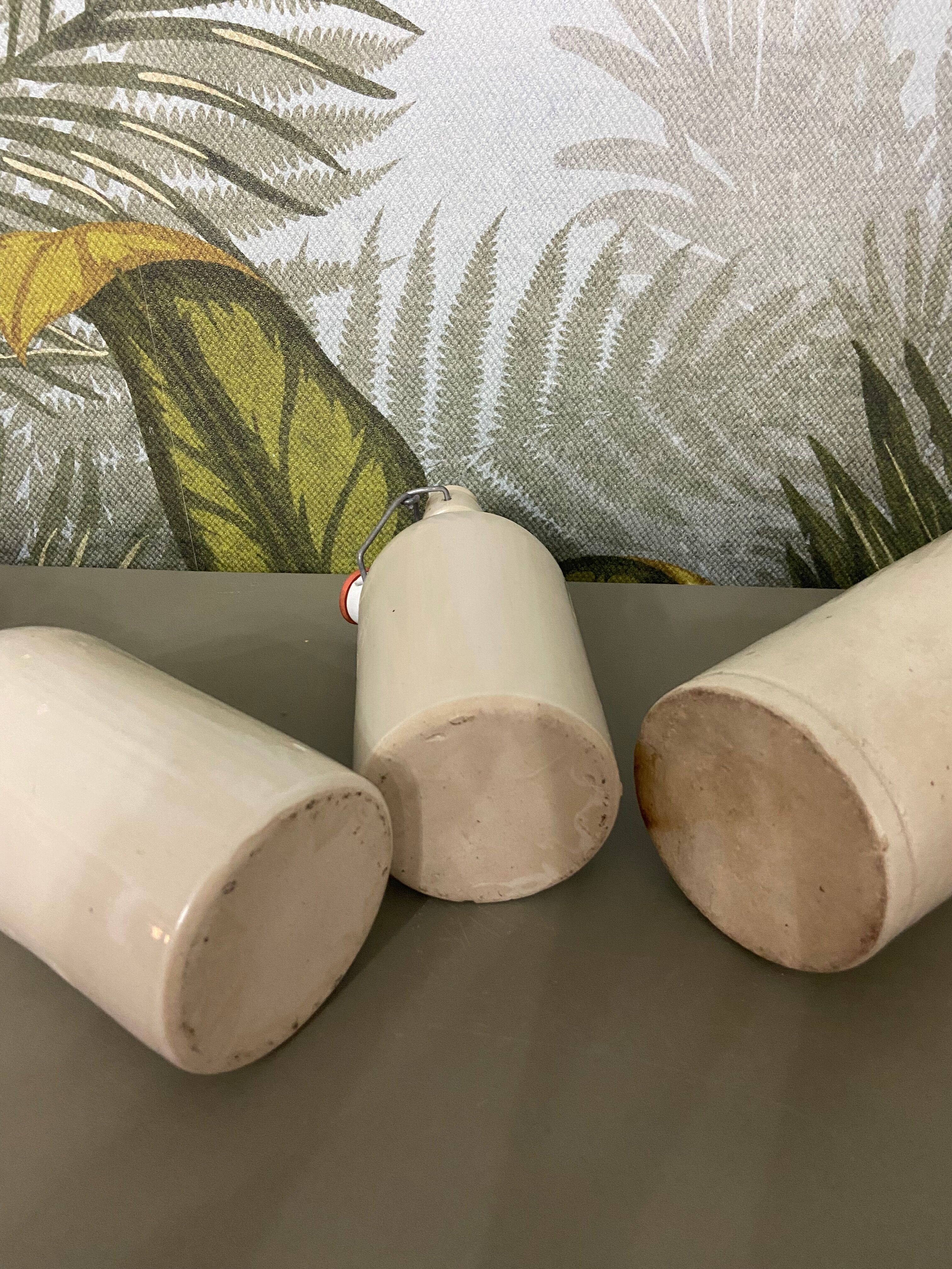 Antique ceramic bottles