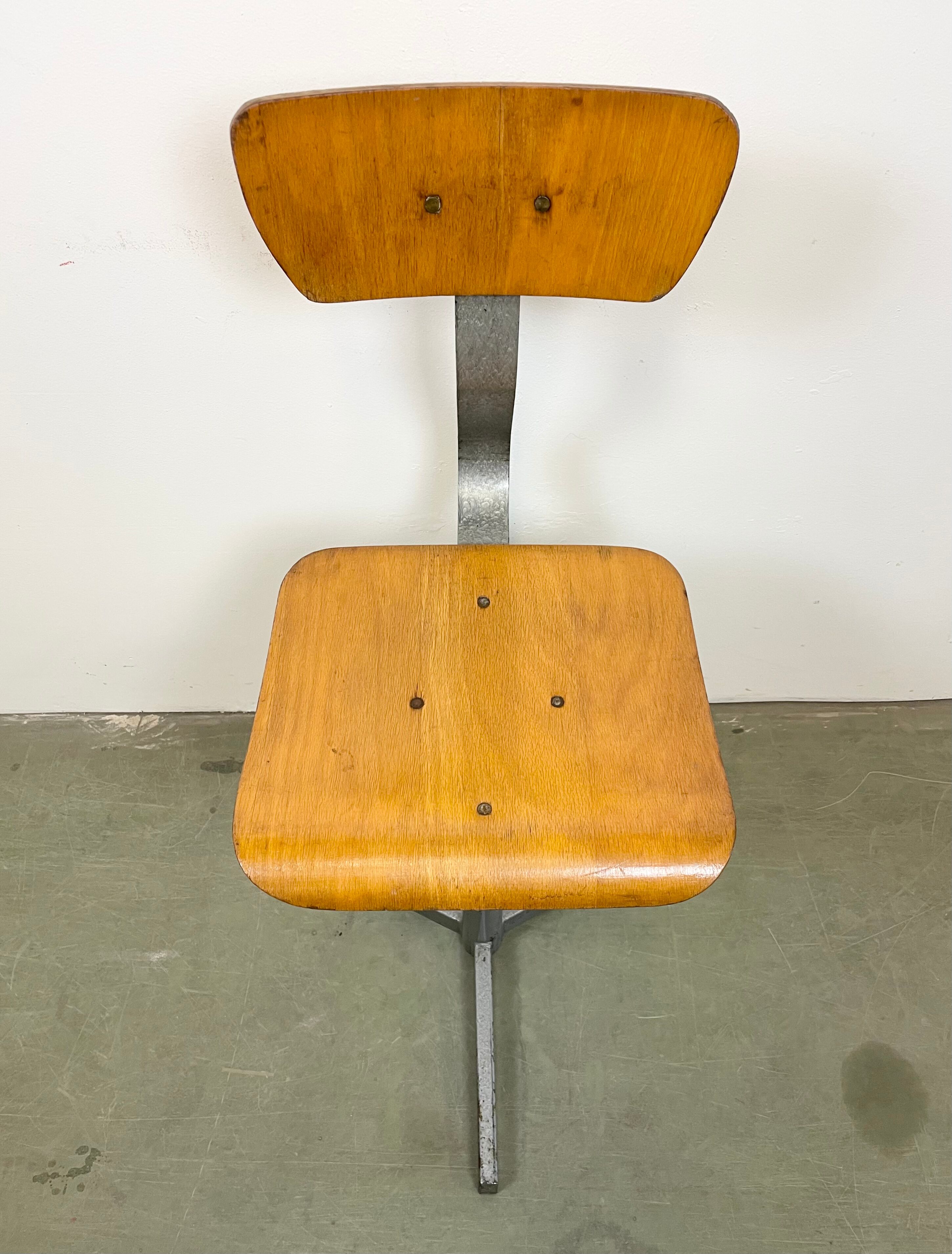 Industrial Workshop Swivel Chair, 1960s