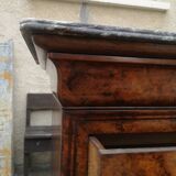 Louis Philippe burl walnut chest of drawers