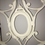 Antique cast iron coat rack on stand