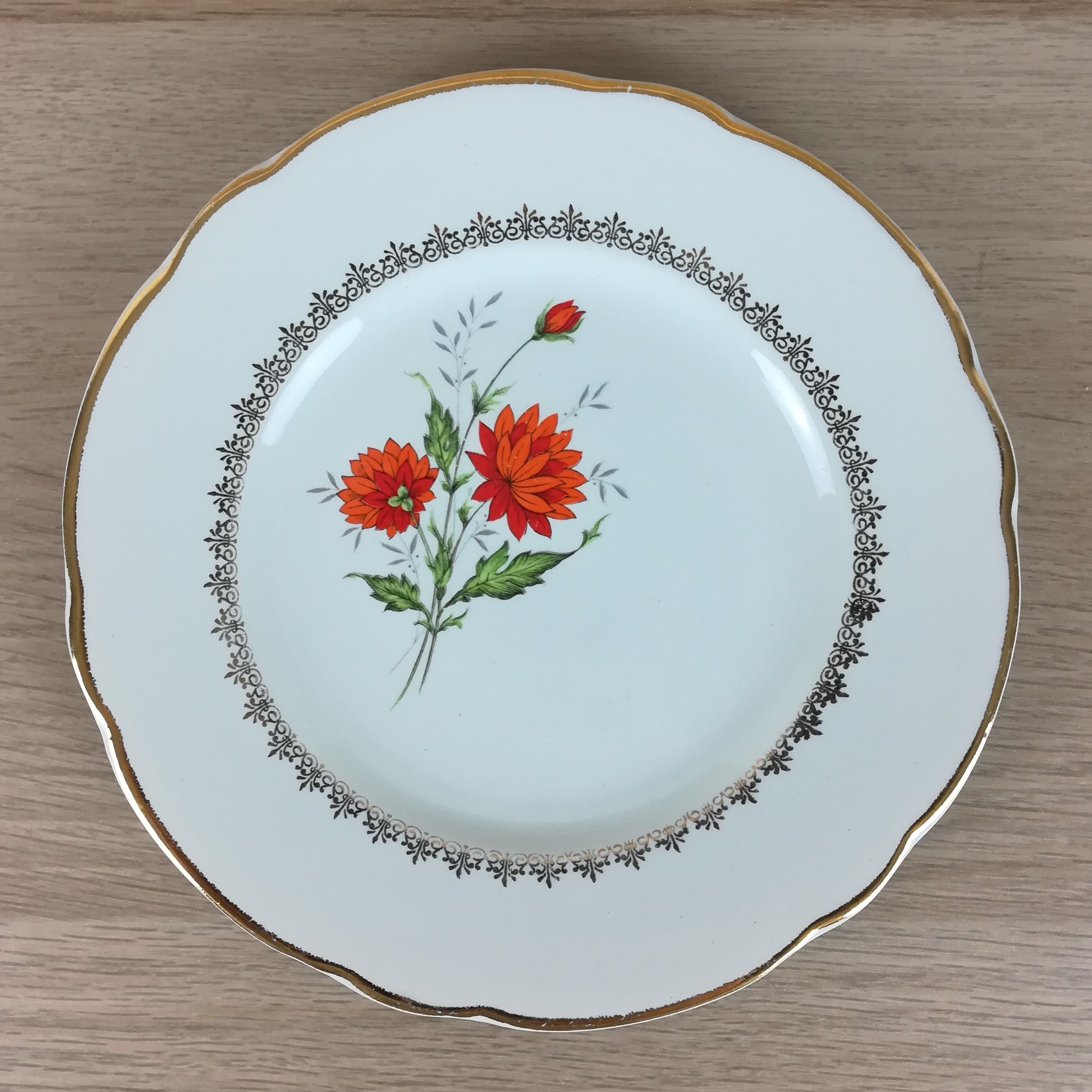 5 dessert plates Lunéville Badonviller