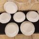 Set of 6 floral deep plates by Arcopal – 1970s/80s – Ø18 cm
