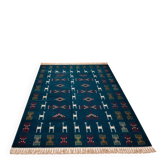Tapis Kilim berbere pièce unique fait main dimension 120/220 cm