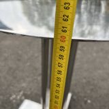Modern round metal side table