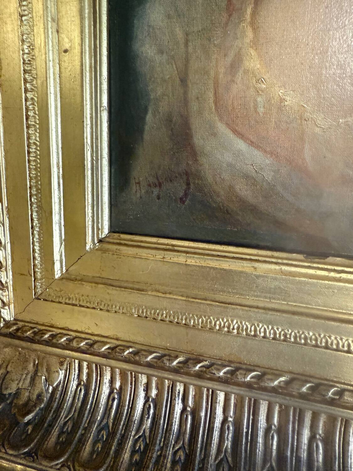 Oil painting table
