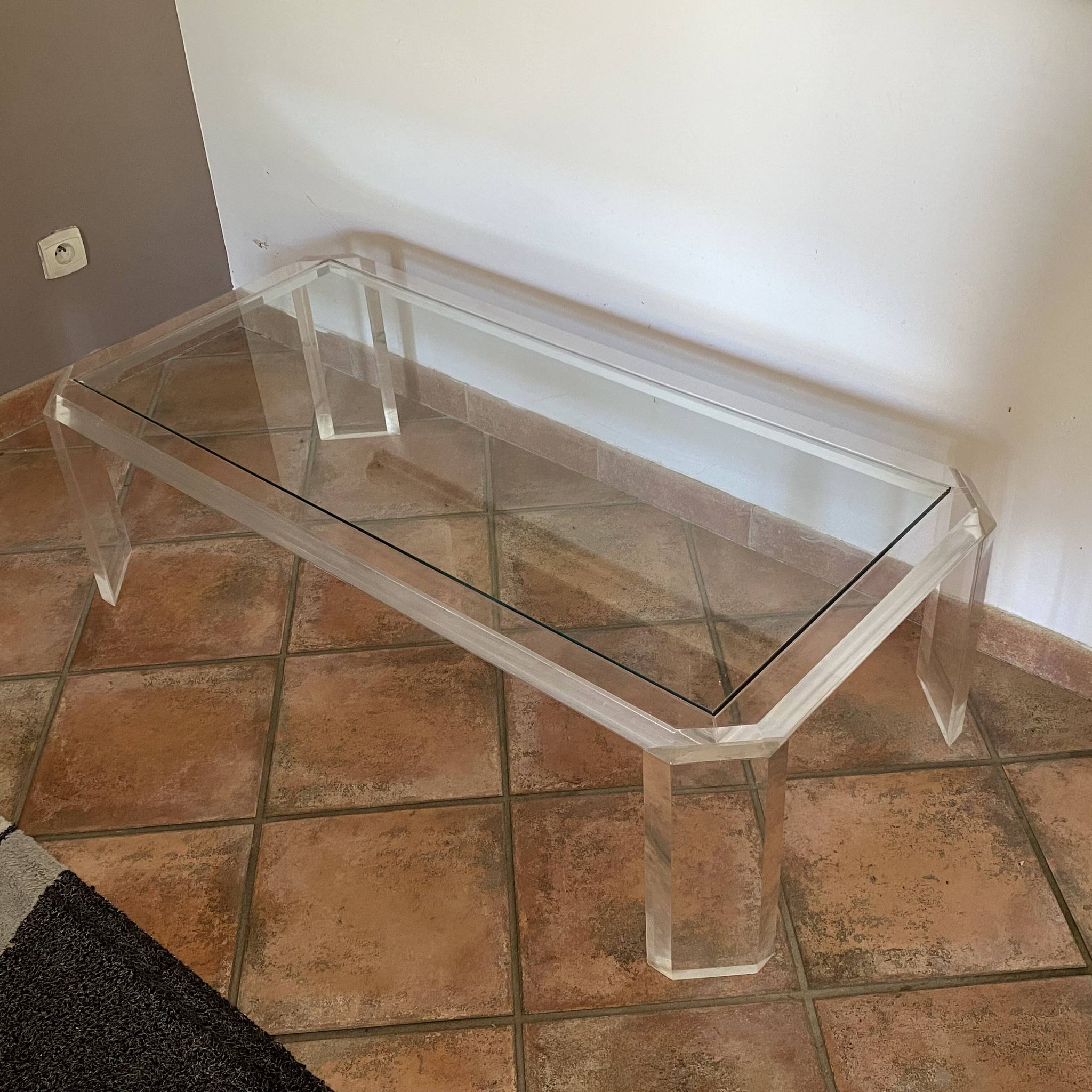 Athena coffee table by David Lange. 1970. 120x60.