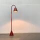 Mid-century leather floor lamp by Jacques Adnet for Valenti, Spain, 1960s.