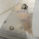 70s review holder in aluminum and plexiglas