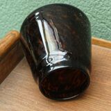 Murano blown glass spotted vase