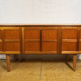 Mid Century Retro Teak Sideboard by Nathan 1960  Squares Danish Design