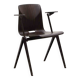 Galvanitas S22 ebony and black chair with armrests