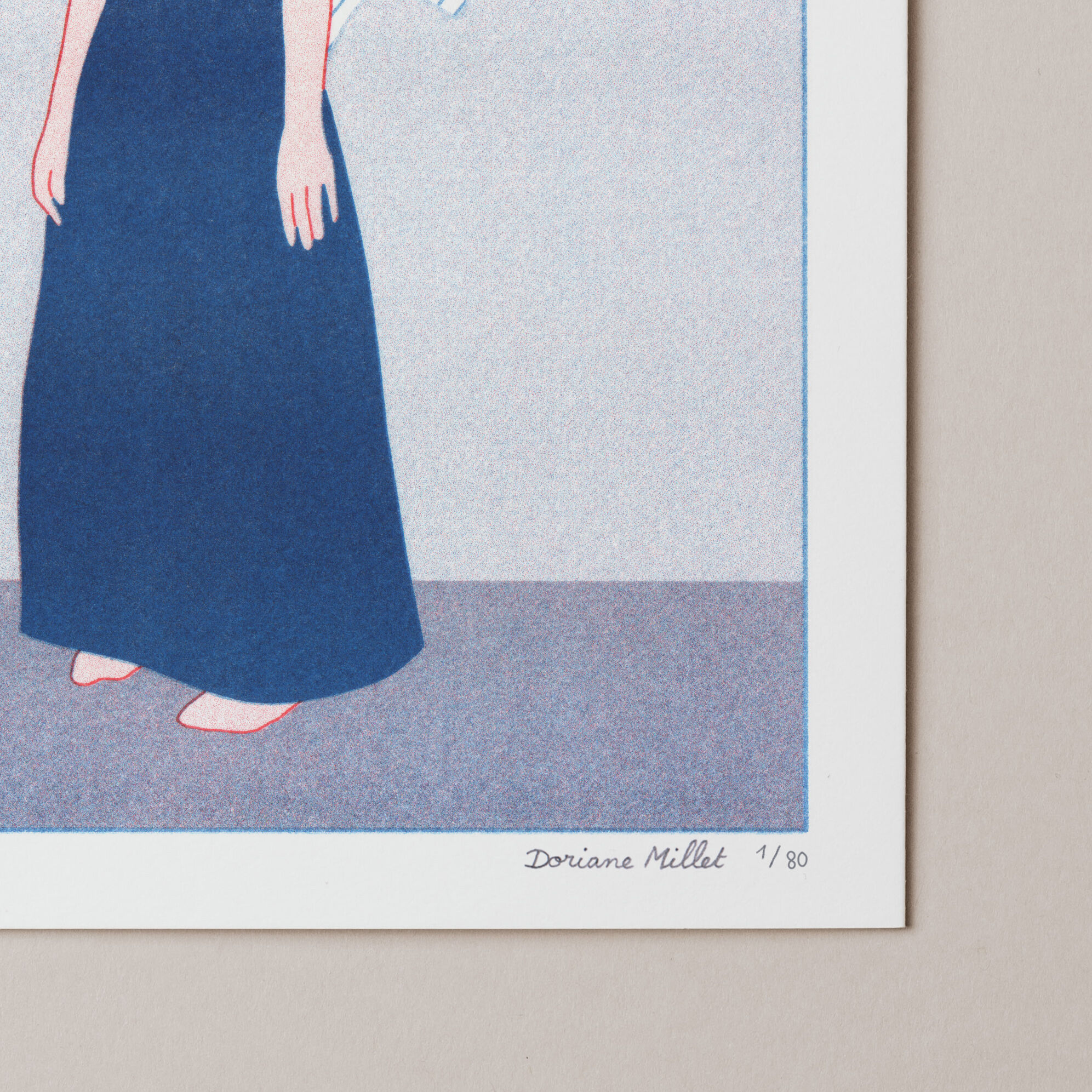 Limited edition illustration, A4, risography