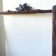 Antique Frame carved wood measurements 49 cm x 39 cm
