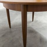 1968 transformable teak table in impeccable condition