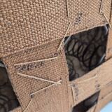 1950s, Danish 2-seater sofa, green furniture velour, beech wood.