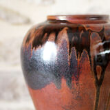Vase in glazed stoneware by Jean Cacheleux