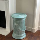 Vintage rattan column