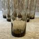 6 Luminarc smoked glass glasses