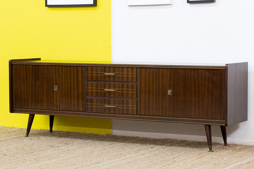 Vintage Scandinavian sideboard – 198 cm