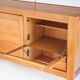 Vintage sideboard in elm wood. Edition by Simat. France 1970s.
