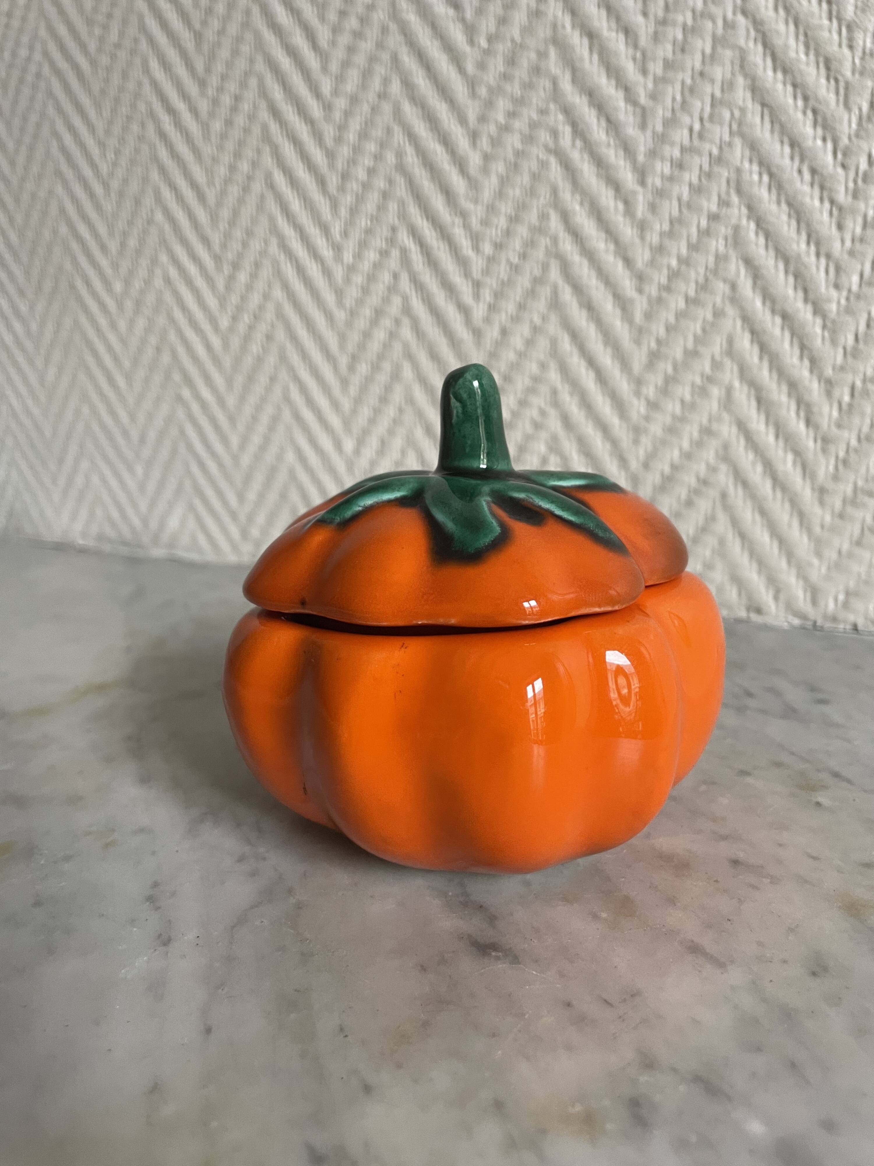 Ceramic tomato or pumpkin Vallauris