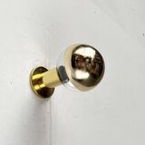 Vintage German Space Age Brass Ceiling Lamp by Motoko Ishii for Staff, 1970s