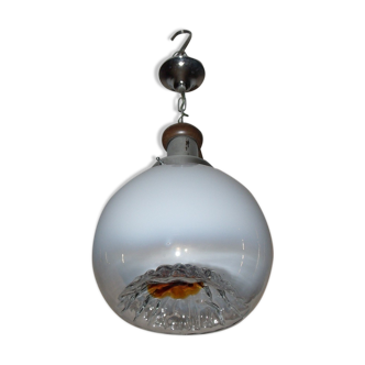 Murano glass globe chandelier