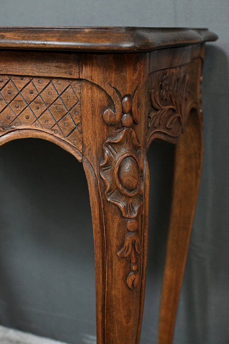 Solid beechwood workbench, Louis XV style – Early 20th century