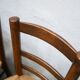 Antique mulched wooden country chair