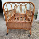 Baby rattan bed