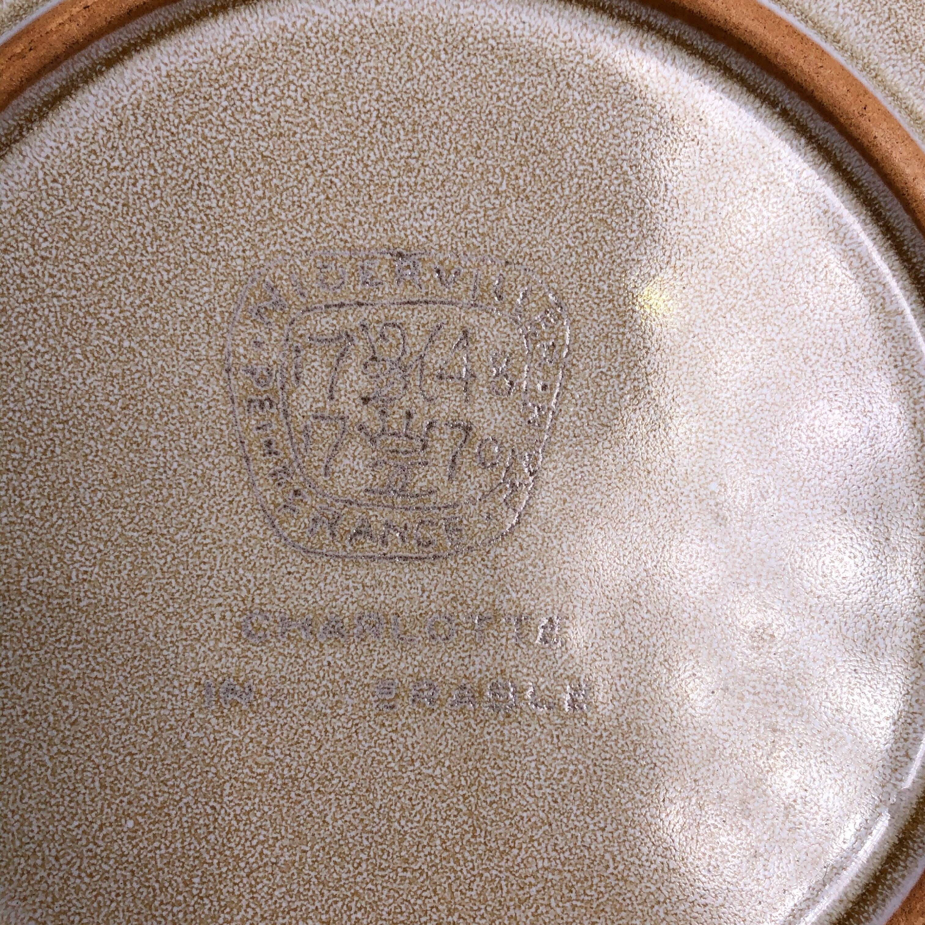 Lot of six plates Nidervillers